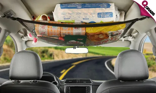 Car Interior Roof Mesh Storage!